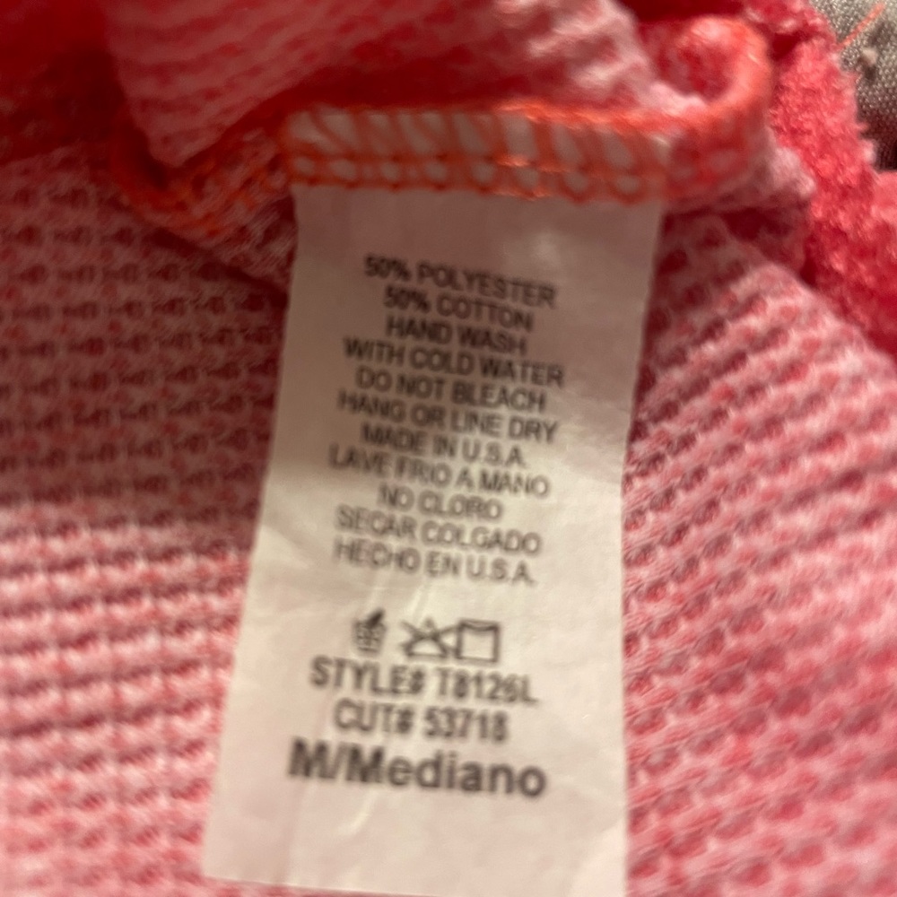 MST coral star print tank top size medium - Picture 8 of 8